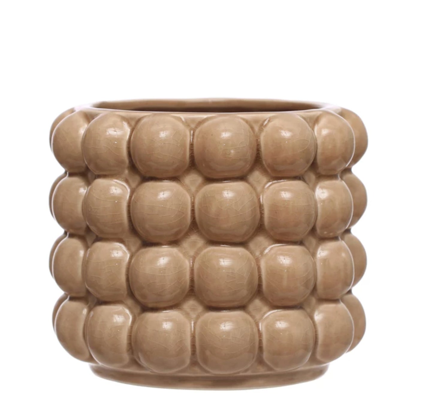 Stoneware Planter w/ Raised Dots