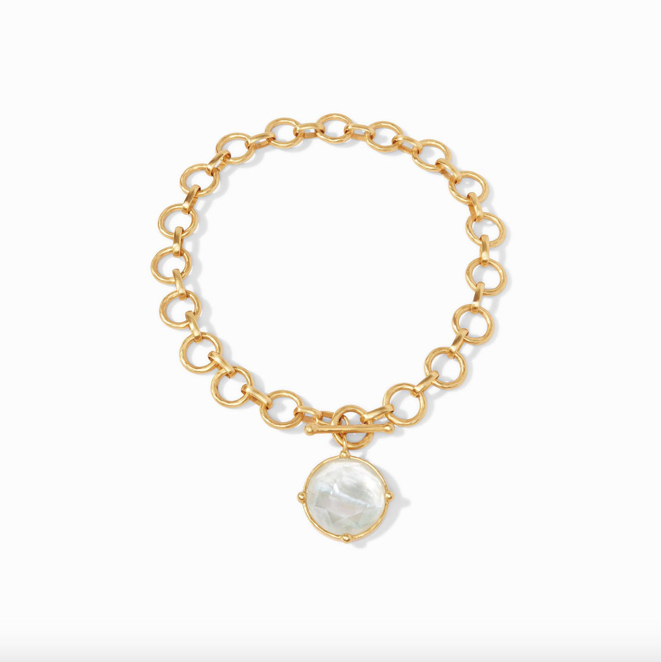 Honeybee Statement Necklace Clear Crystal