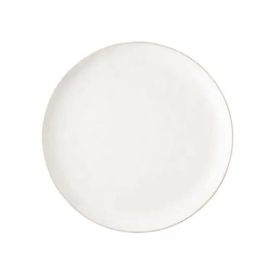 Puro Whitewash Coupe Dinner Plate