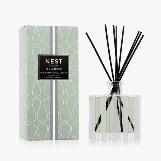 NEST Fragrances Reed Diffuser-Wild Mint & Eucalyptus