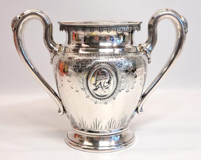 Silver-plated Chased Bowl