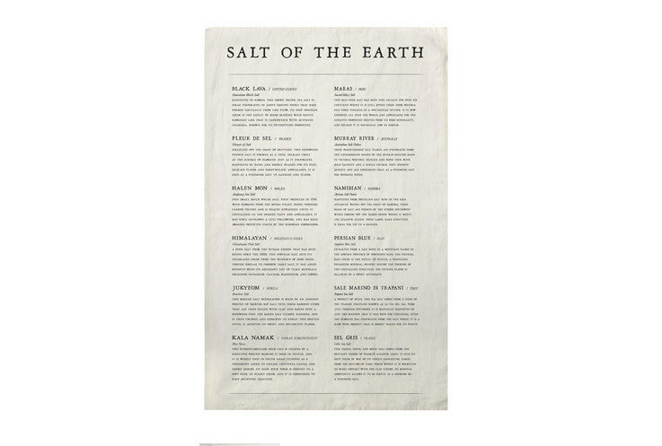 Salt of the Earth Tea Towel