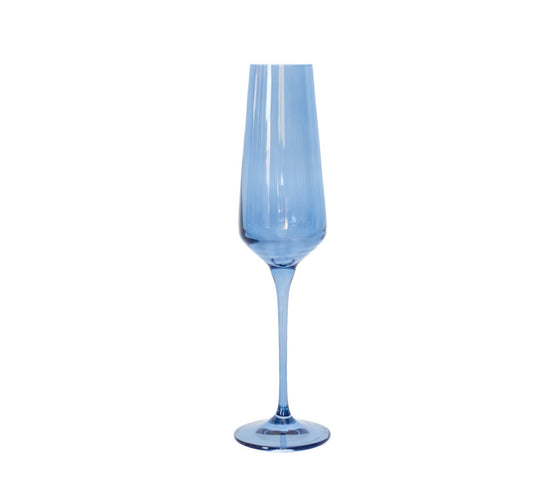Estelle Champagne Flute-Cobalt