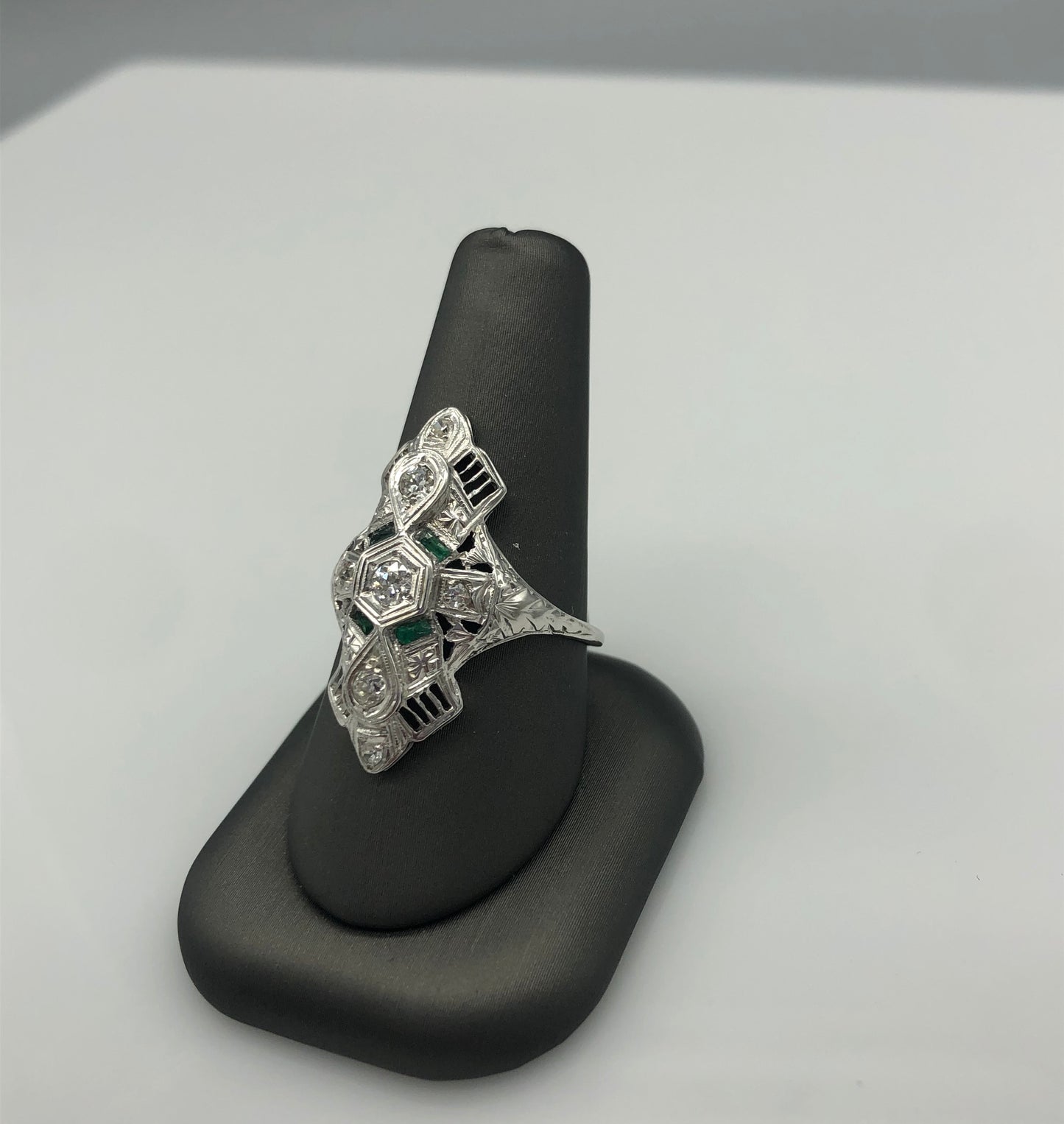 14kt WG E/D Dinner Ring .40ct TDW