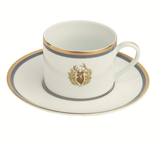 Pickard Charlotte Moss Stag Motif Saucer