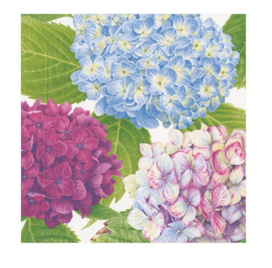 Hydrangea Garden Lavender Cocktail Napkin