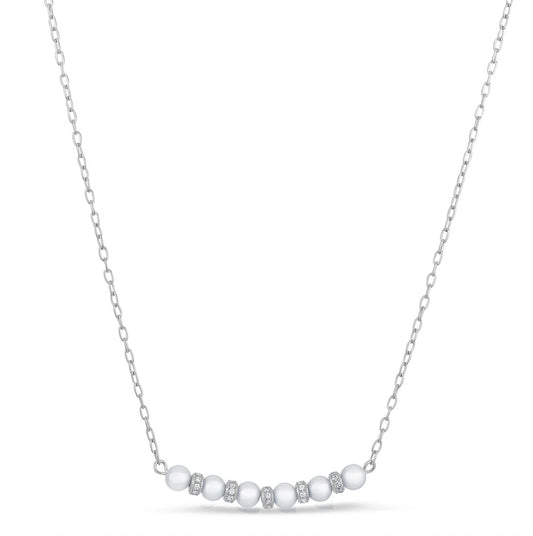 Pearl and Barrel Necklace