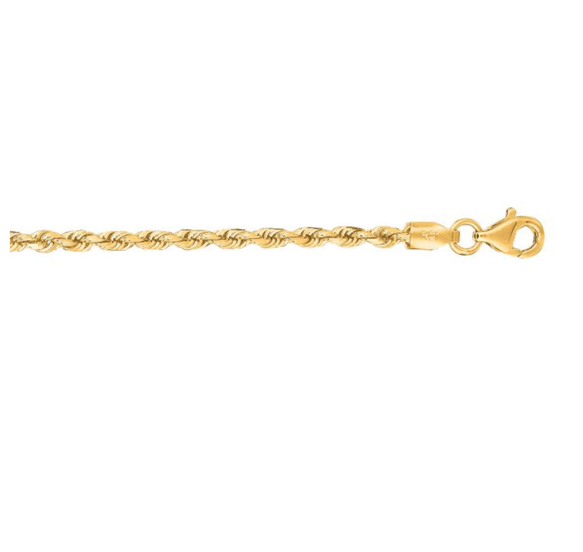 10ky 20 in 2.5mm Rope Chain