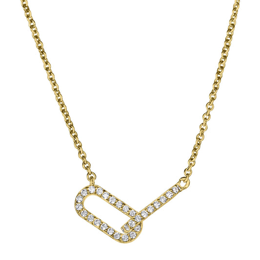 Interlocking Oval Links Necklace