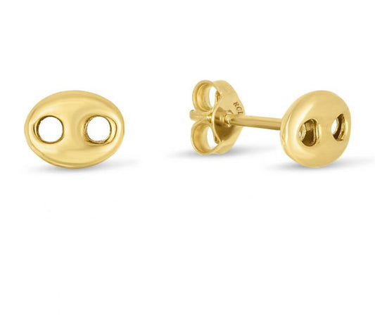 14K Polished Earring