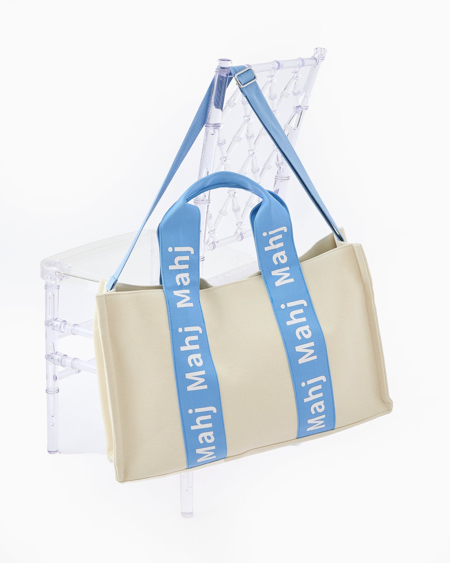 Light Blue Stitched Mahjong