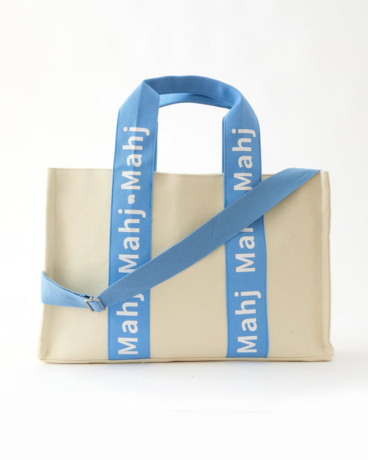 Light Blue Stitched Mahjong