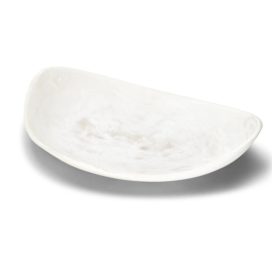 Archipelago White Cloud Organic Shaped Platter