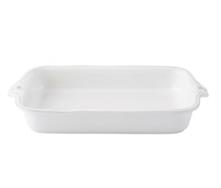 Berry & Thread Whitewash Rectangular Baker