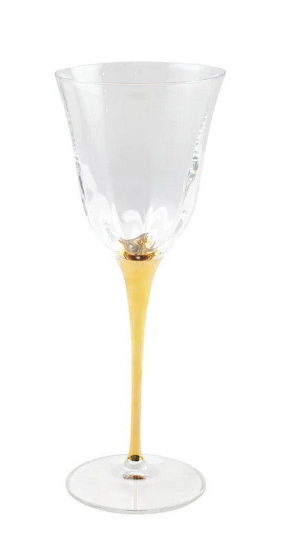 Optical Gold Stem Goblet