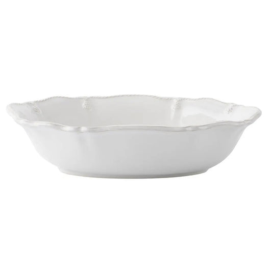 Berry & Thread Whitewash 12" Oval Bowl