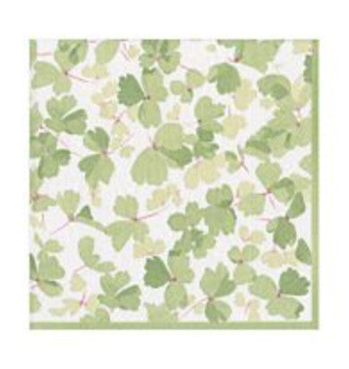 Spring Wind Green Cocktail Napkins