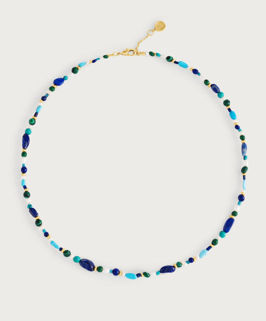 Milos Beaded Necklace, Cool