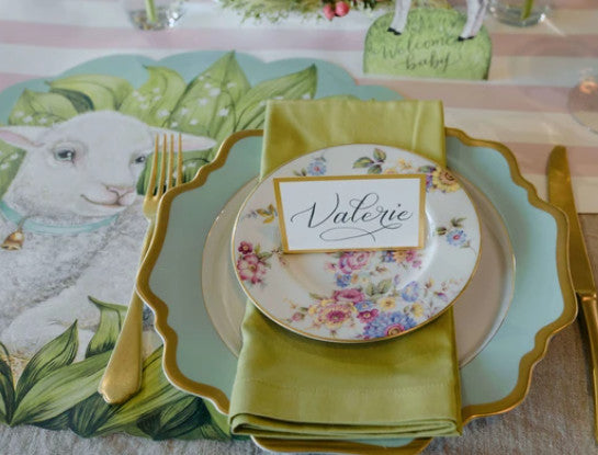 Little Lamb Die Cut Placemat