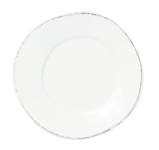 Melamine Lastra White Dinner Plate