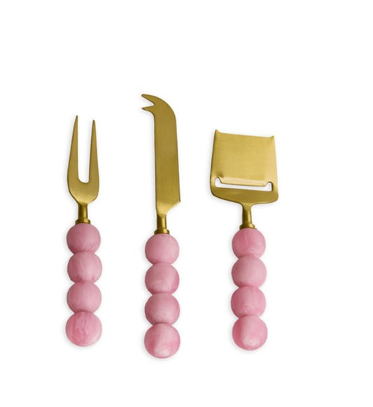 RESIN Sorbet Cheese Set of 3 ( Raspberry)