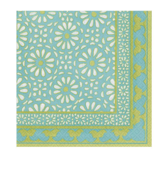 Alhambra Turquoise Cocktail Napkins