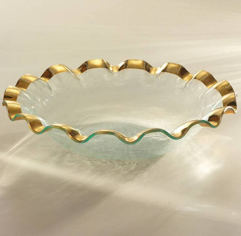 15"  Ruffle Large Salad Bowl