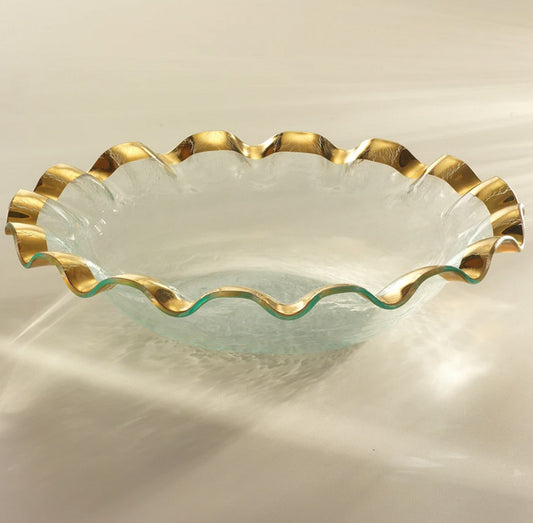 15"  Ruffle Large Salad Bowl