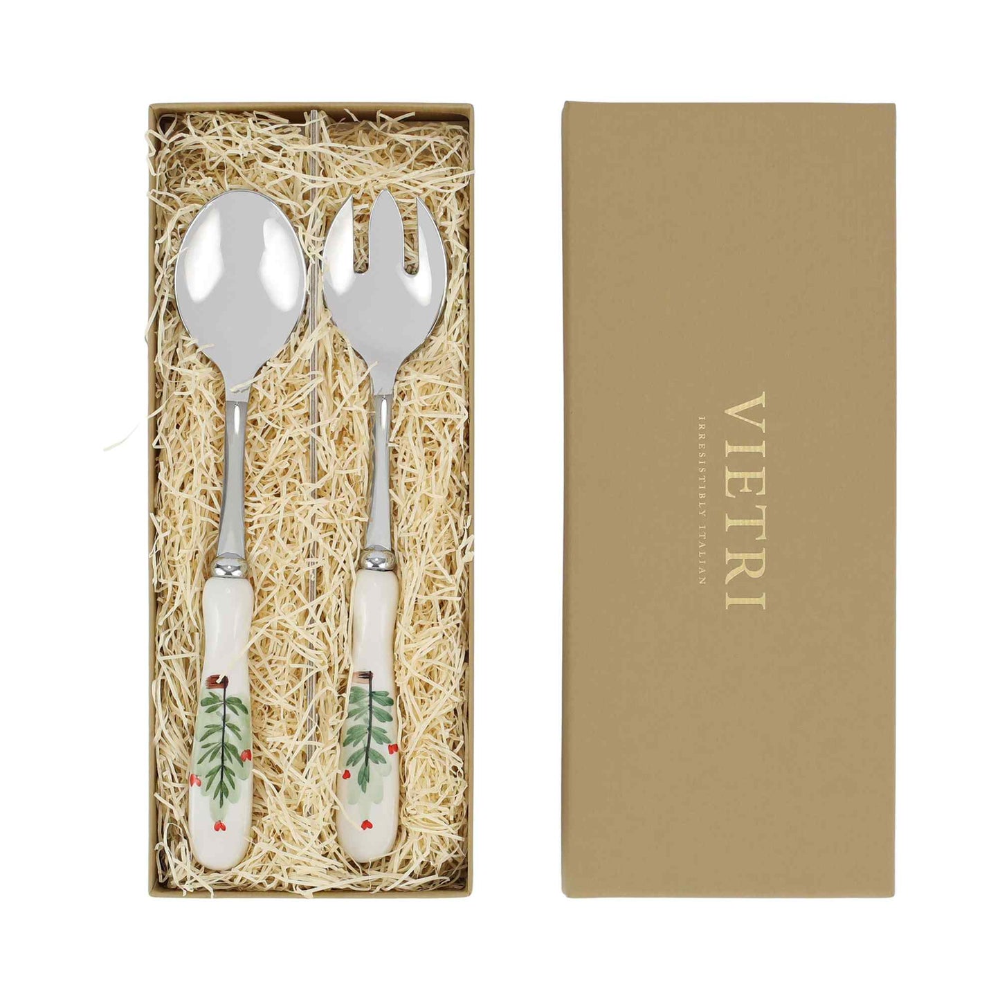 Lastra Holiday Salad Server Set