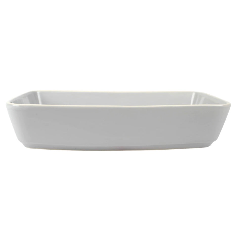 Chroma Light Gray Rectangular Baker