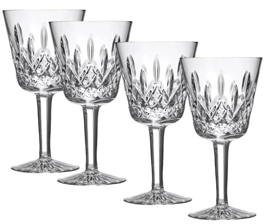 Set of 4 Lismore Tall Claret Glasses