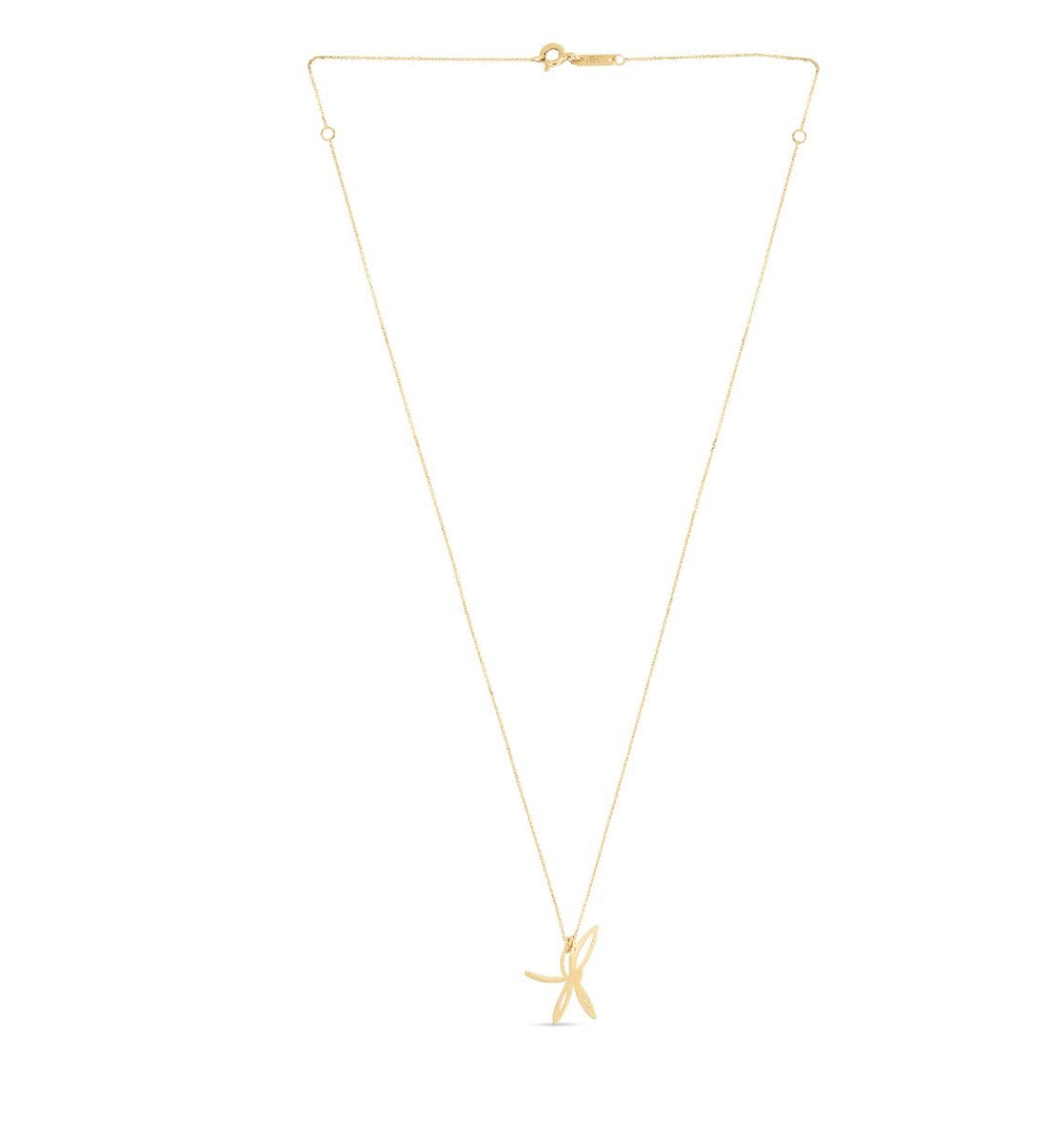 14K Dragonfly Necklace