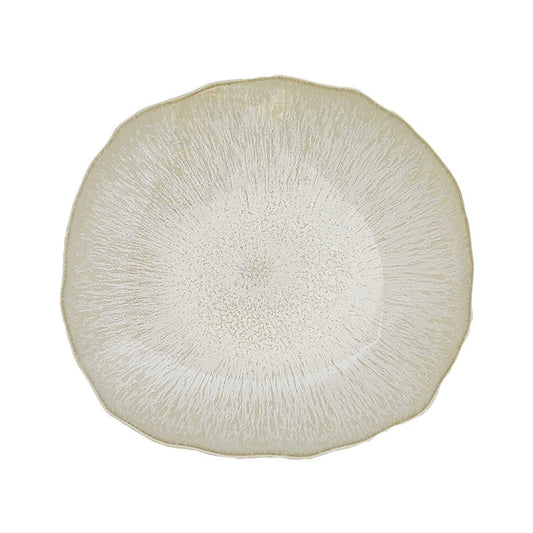 Plume White Pearl Salad Plate