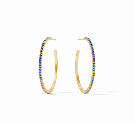 Windsor Hoop-Sapphire Blue-L