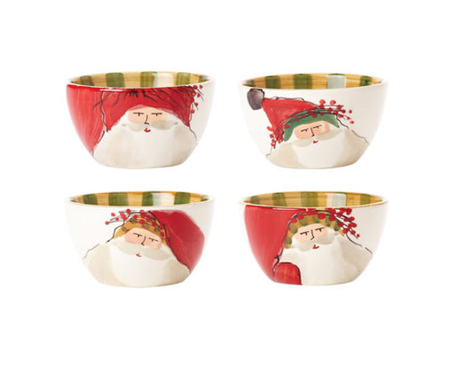 Old St. Nick Asst. Cereal Bowls