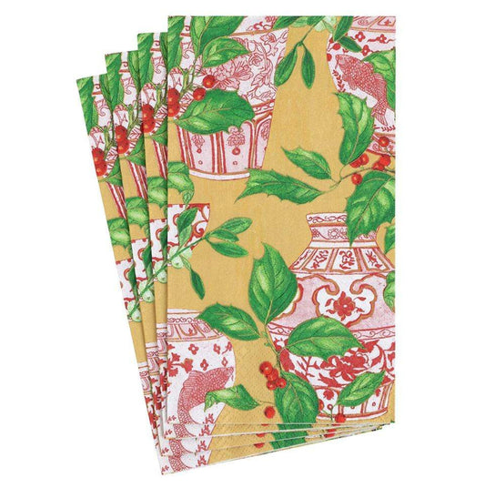 Holly and Porcelain Guest Towel