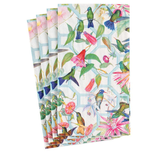 HUMMINGBIRD TRELLIS GUEST TOWEL