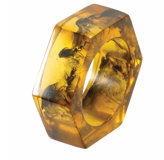 Piper Tortoise Napkin Ring Set of 4