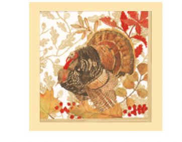 Woodland Turkey Cocktail Napkins