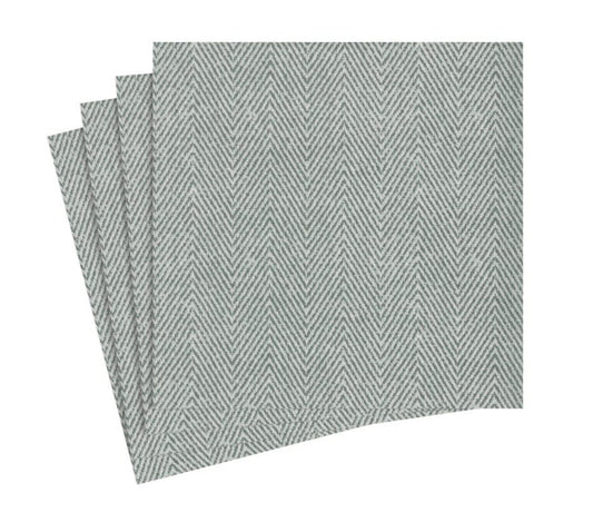 Jute Charcoal Cocktail Napkins