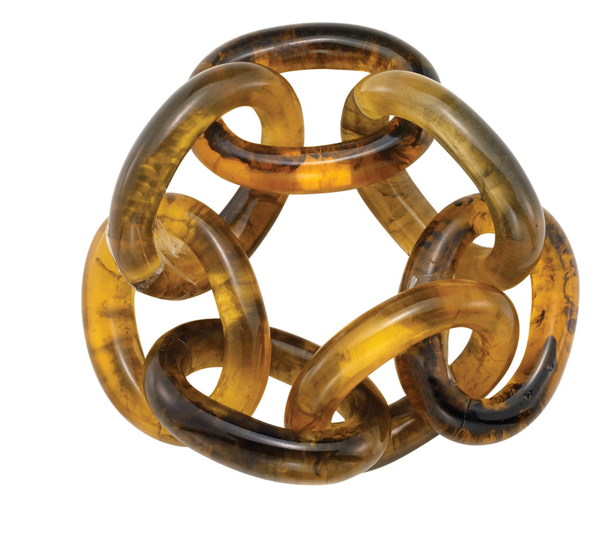Chain Link Tortoise Napkin Ring Set of 4