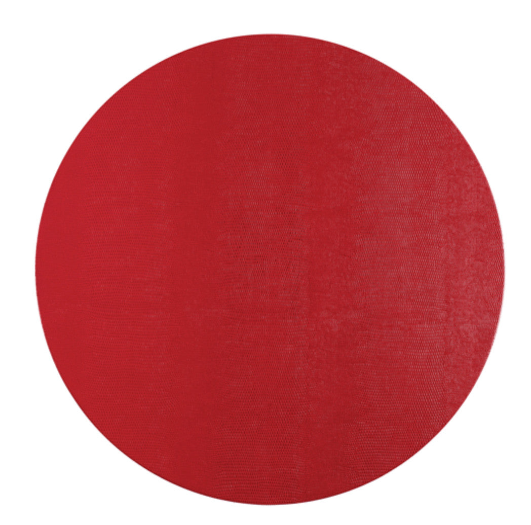 Cranberry Lizard Ttop Placemat Round