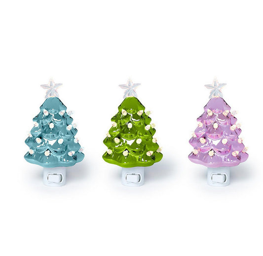 Metallic Christmas Tree Nightlight
