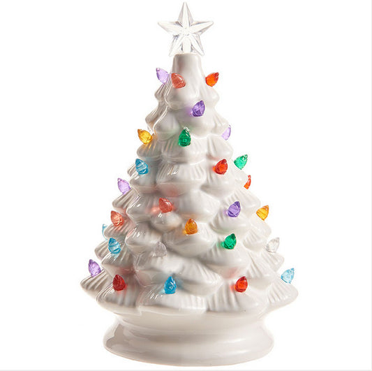 Lighted Christmas Tree 8"