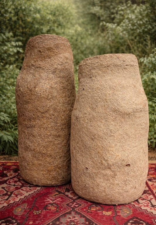 Antique Papier-Mâché Ceremonial Vessels
