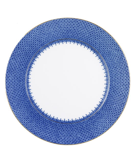 Lace Blue Service Plate