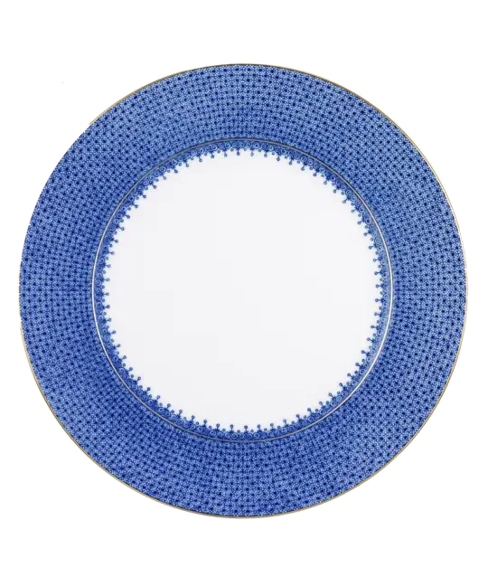 Lace Blue Service Plate