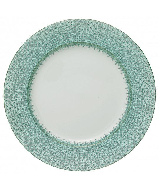 Green Lace Service Plate