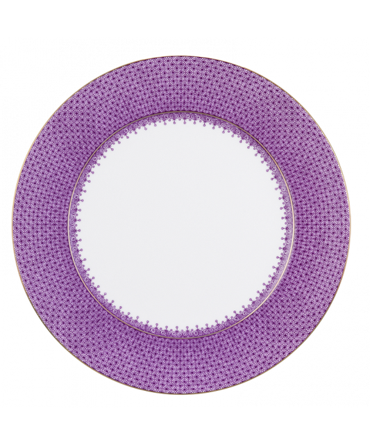 Lace Plum Service Plate