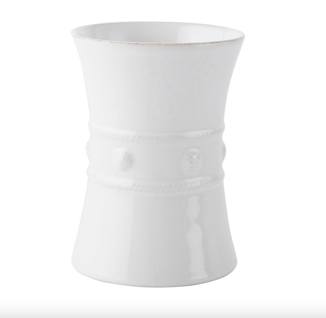 Berry & Thread Whitewash Utensil Crock
